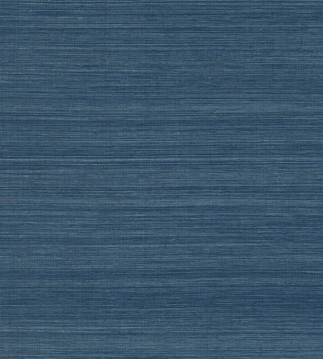 Windward Sisal Wallpaper by Thibaut Navy