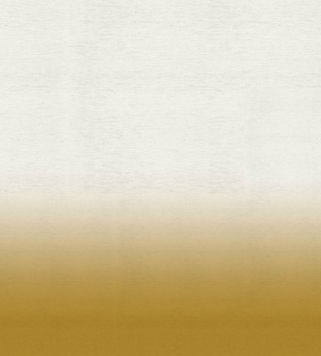 Winona White Fabric by Casamance Moutarde