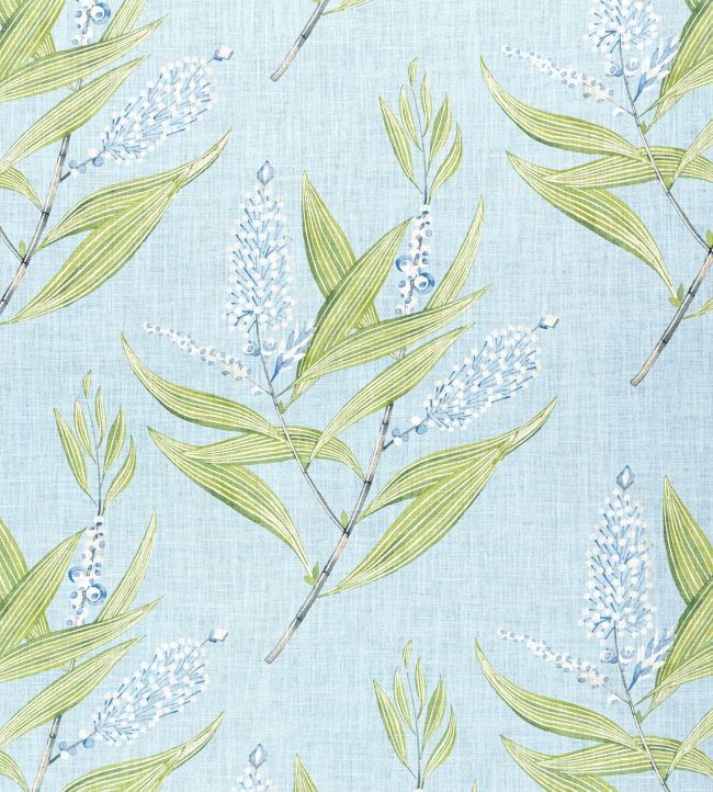 Winter Bud Fabric by Anna French Soft Blue