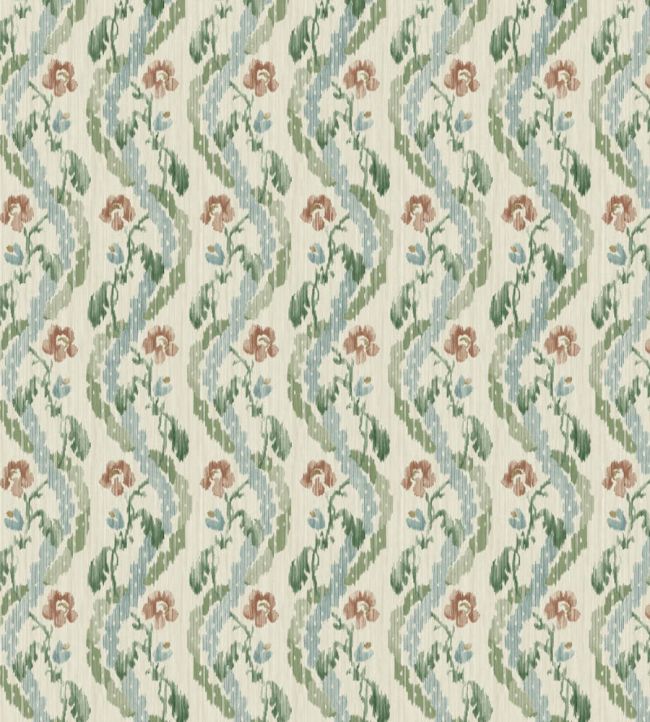 Winter Garden Fabric by Zoffany Eau De Nil
