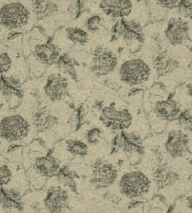 Woburn Fabric by Warwick Charcoal