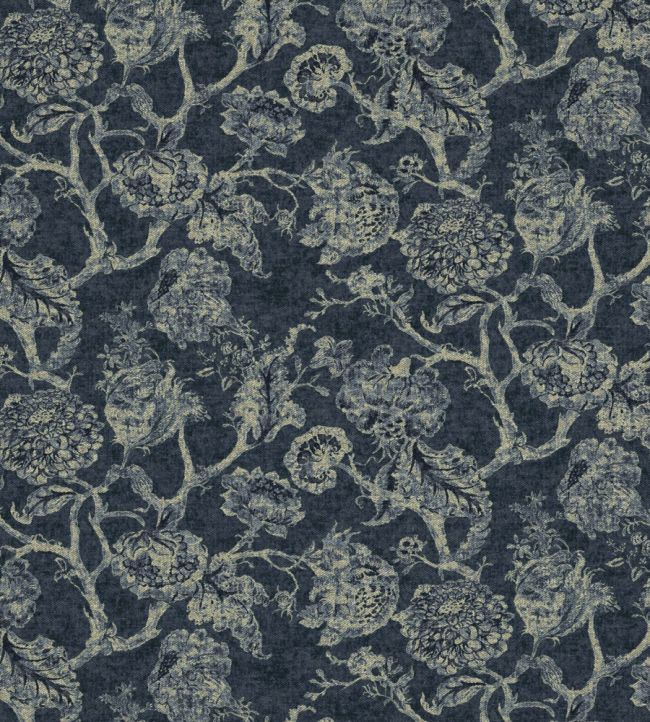 Woburn Fabric by Warwick Indigo