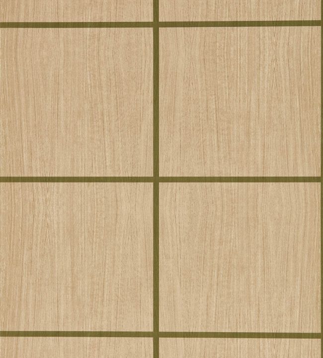Wood Blocks Wallpaper by Harlequin Pine/Forest Gloss