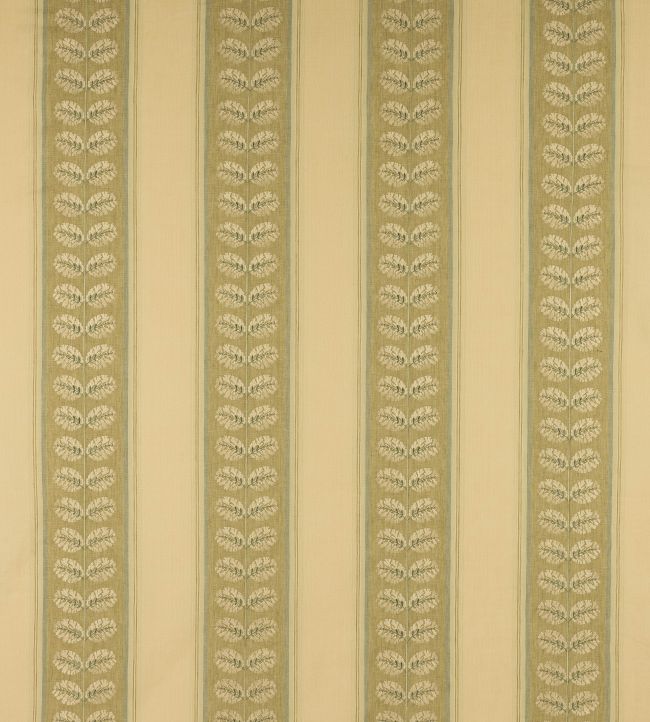 Woodcote Stripe Fabric by Colefax and Fowler Blue/Beige