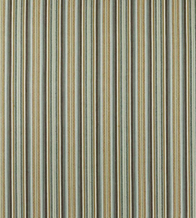 Woodford Stripe Fabric by Morris & Co Teal