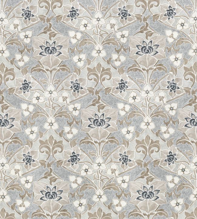 Woodford Fabric by Thibaut Natural