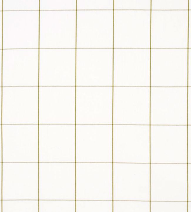 Woodman Check Fabric by Schumacher Olive