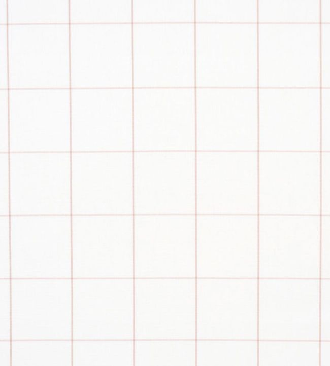 Woodman Check Fabric by Schumacher Temple Pink