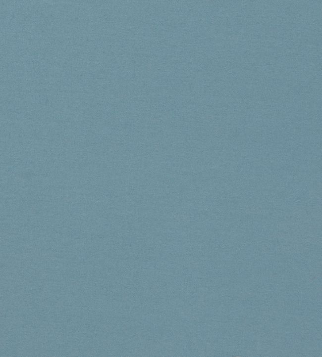 Wool Satin Fabric by Zoffany Blue Stone