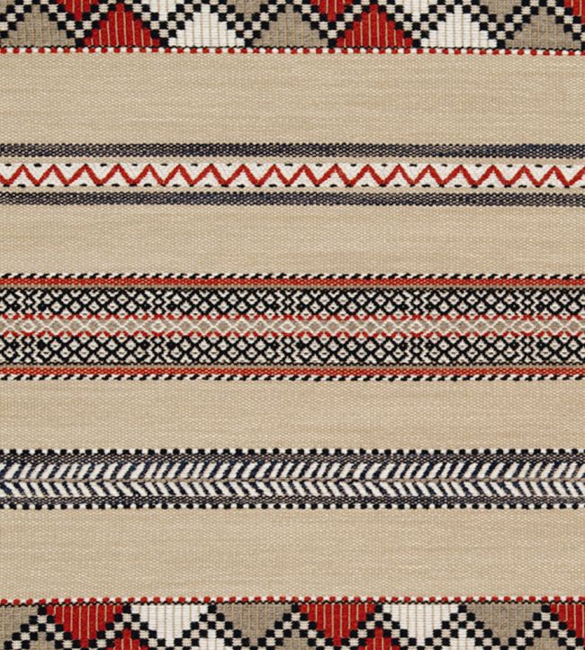 Woven Ribbon Fabric by Christopher Farr Cloth Natural