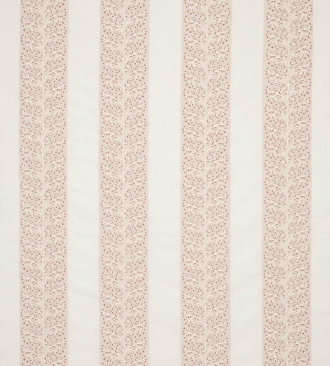 Wren Stripe Fabric by Colefax And Fowler Old Pink