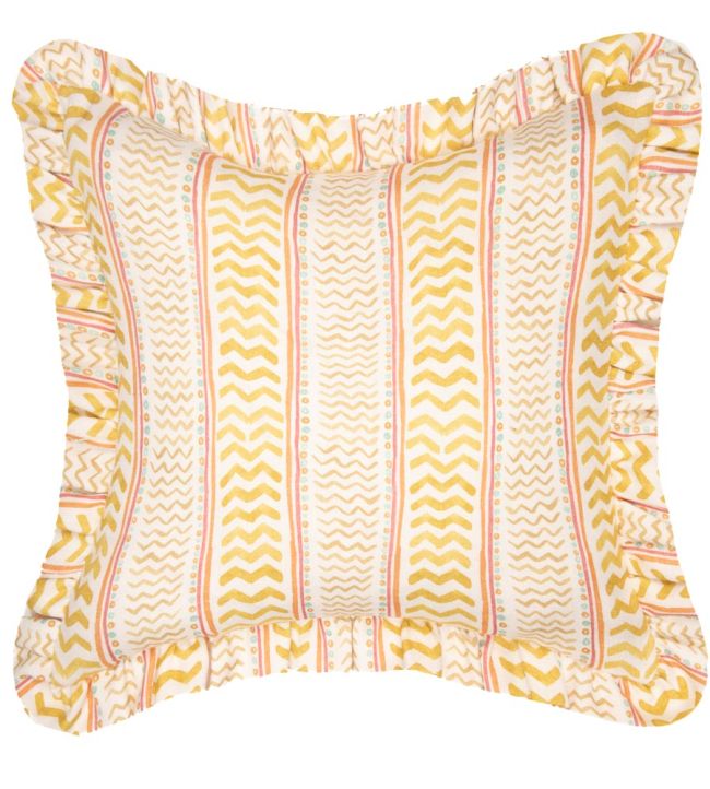 Wriggle Room Cushion 50cm x 50cm by GP & J Baker Ochre