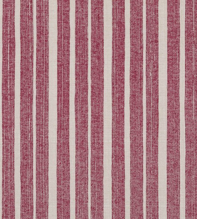 York Stripe Wallpaper by Fermoie Raspberry