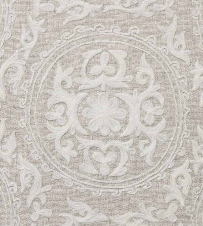 Yurt Fabric by Andrew Martin Ivory
