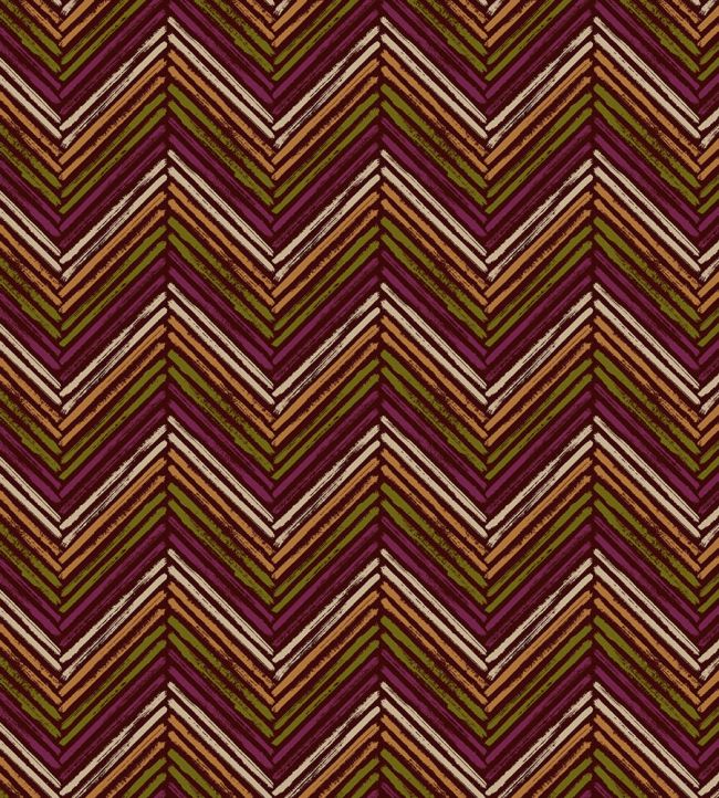 Zahara Fabric by Arley House Claret