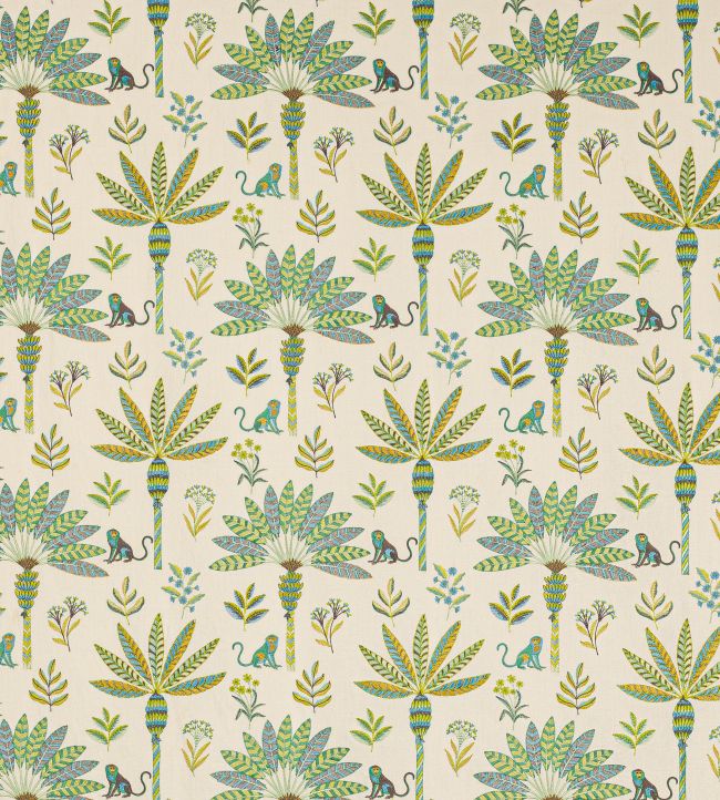 Zanzibar Fabric by Jane Churchill Green
