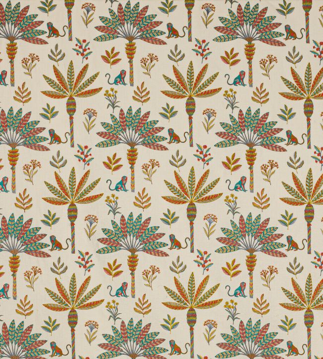 Zanzibar Fabric by Jane Churchill Multi