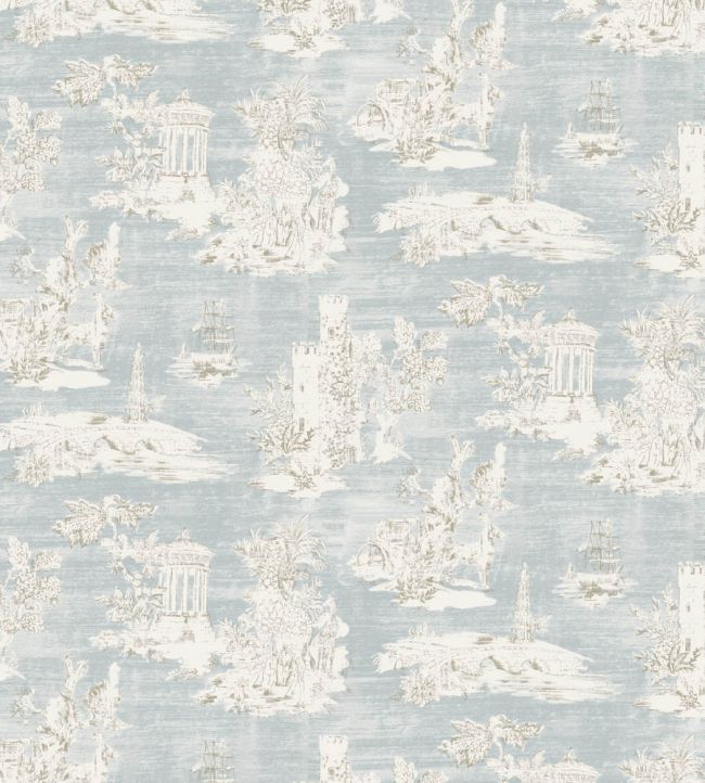Zarafa Park Fabric by Madeaux 01 Sea Mist