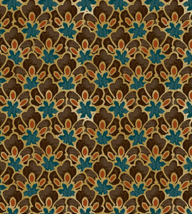 Zareen Fabric by Arley House Sepia