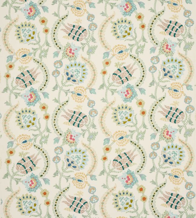 Zaviera Fabric by Jane Churchill Green