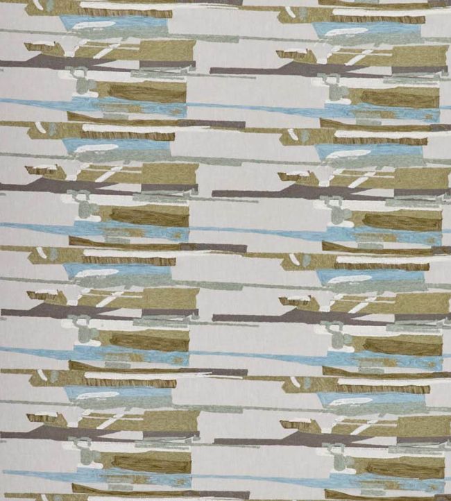 Zeal II Fabric by Harlequin Eucalyptus/Aloe/Slate