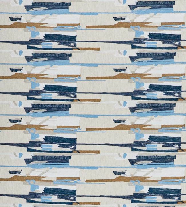 Zeal II Fabric by Harlequin Indigo/Julip/Sky/Stone