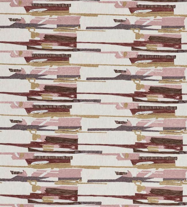 Zeal II Fabric by Harlequin Rouge/Julip/Burgundy