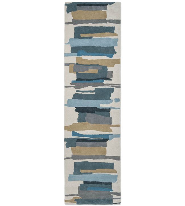 Harlequin Zeal Runner rug Indigo 43008070245 Indigo