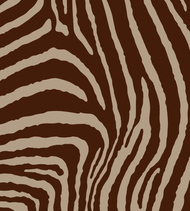 Zebra Fabric by Arley House Chestnut