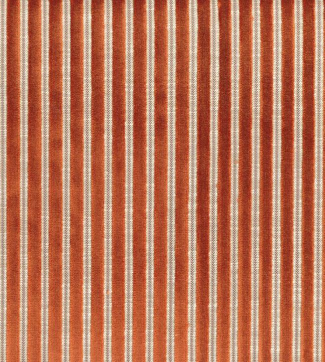 Zebu Fabric by Casamance Orange Brule