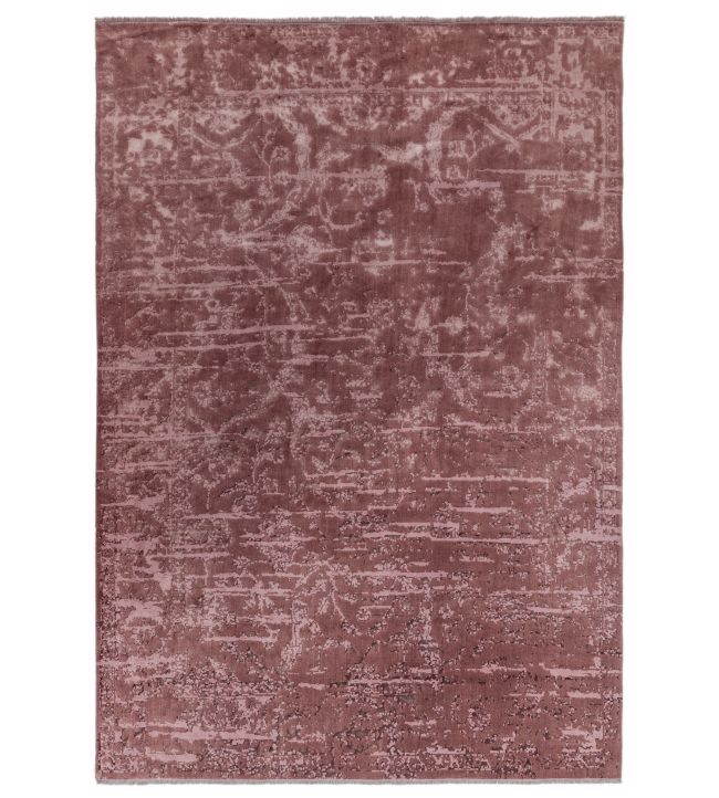 Asiatic Zehraya Abstract rug Cranberry ZE-08-120180 Cranberry