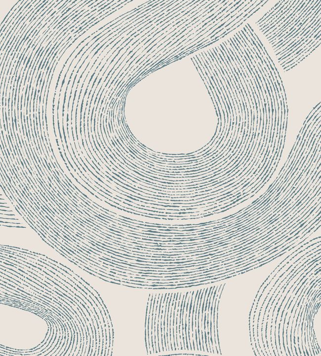 Zen Wallpaper by Sandberg Indigo Blue