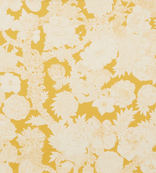 Zennor Arbour in Chesham Sateen Fabric by Liberty Lichen