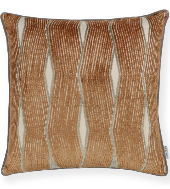 Zephi Cushion 50 x 50cm by Romo Copper