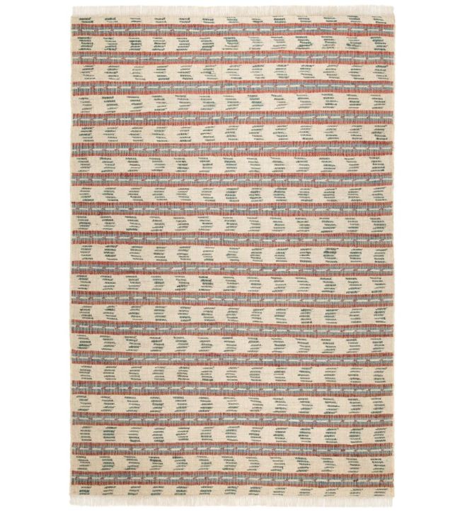 GP & J Baker Zig Zag rug Red/Blue BA50037.1.0 Red/Blue