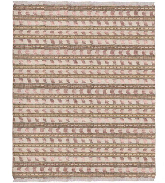 GP & J Baker Zig Zag rug Red/Ochre BA50037.5.0 Red/Ochre