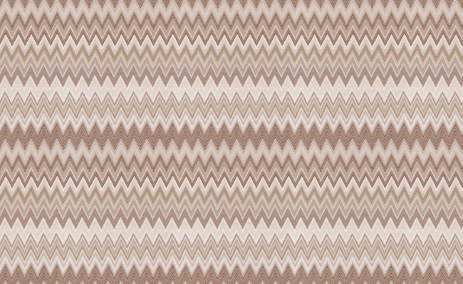 Zig Zag Multicolore Wallpaper by Missoni Pink