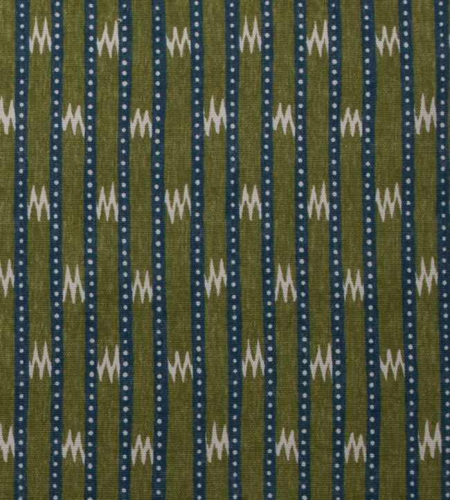 Zig Zag Fabric by Titley and Marr Navy & Emerald