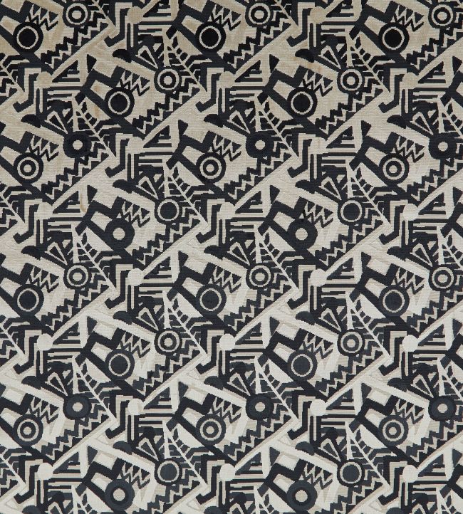Zig Zag Velvet Fabric by Liberty Piccadilly