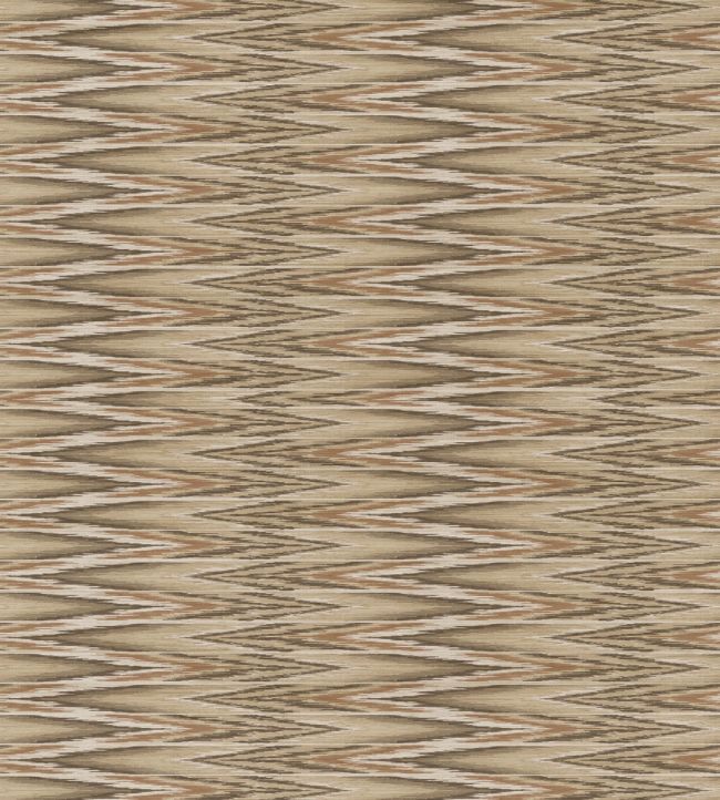 Ziggery Grasscloth Wallpaper by Madeaux 05 Umber