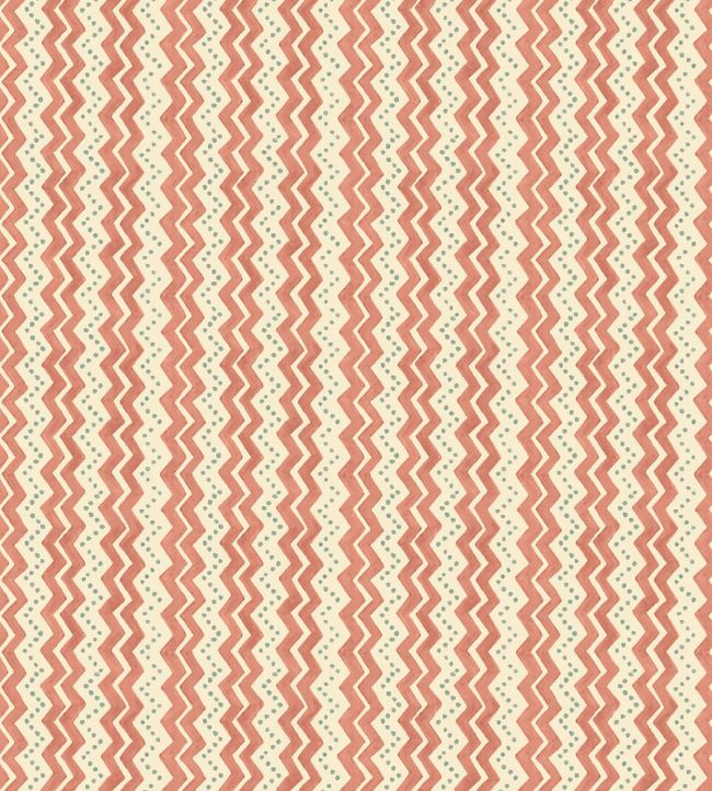 Ziggy Wallpaper by GP & J Baker Soft Red