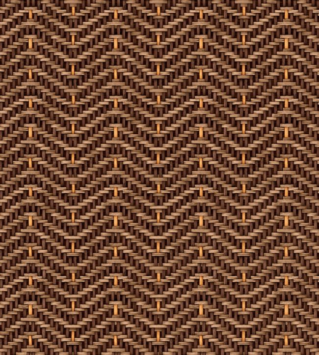 Zigzagueo Wallpaper by Coordonne Walnut