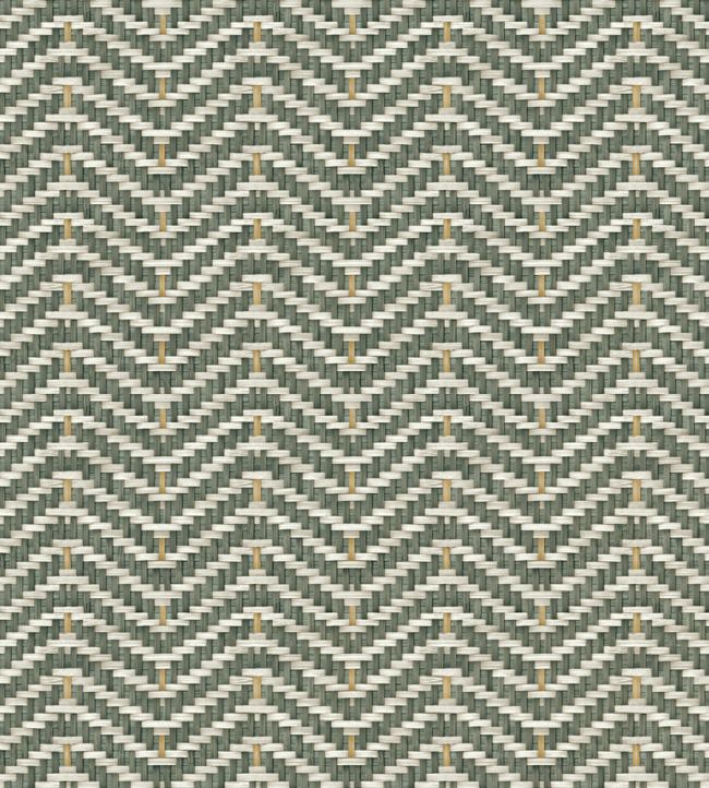 Zigzagueo Wallpaper by Coordonne Green