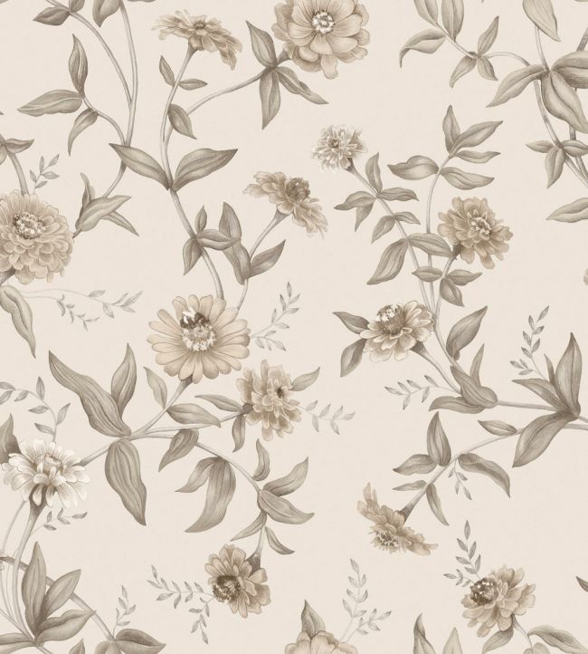 Zinnia Wallpaper by Borastapeter Sand