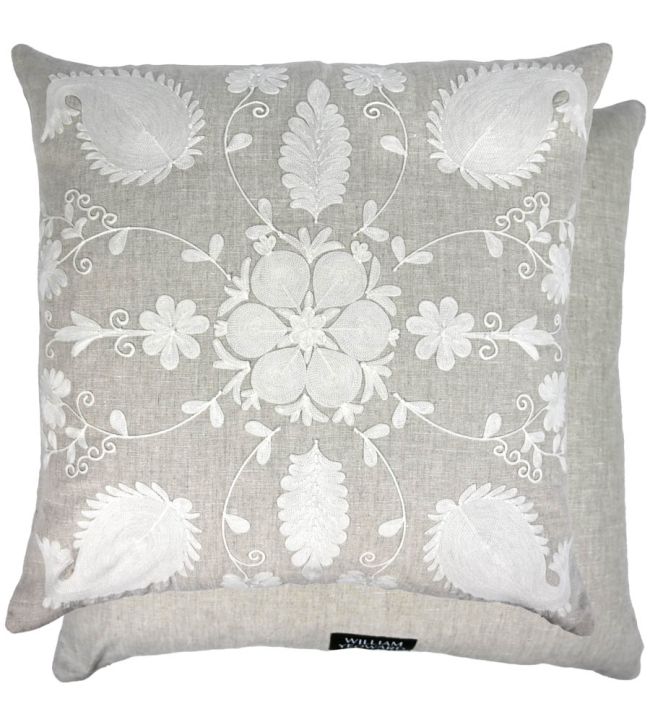 Zinnia Cushion 60 x 60cm by William Yeoward Natural