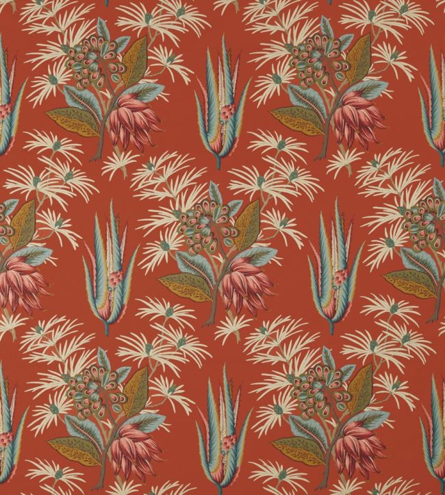 Desert Flower II Fabric by Zoffany Koi