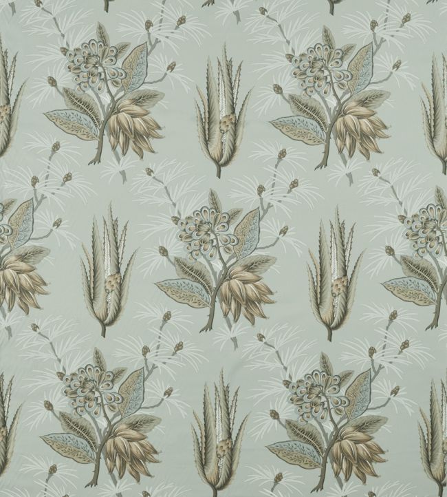 Desert Flower II Fabric by Zoffany Stone
