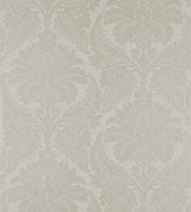 Malmaison Damask Wallpaper by Zoffany Chalk