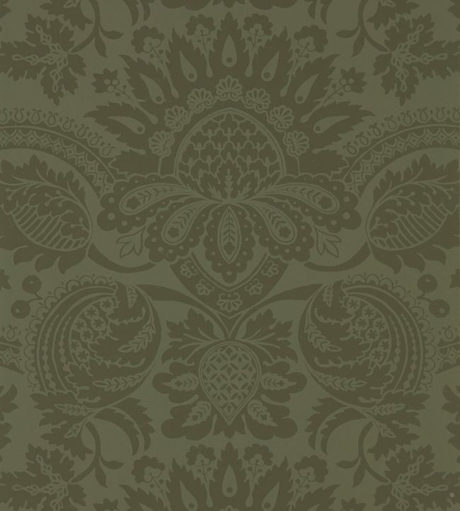 Pomegranate Wallpaper by Zoffany Olivine