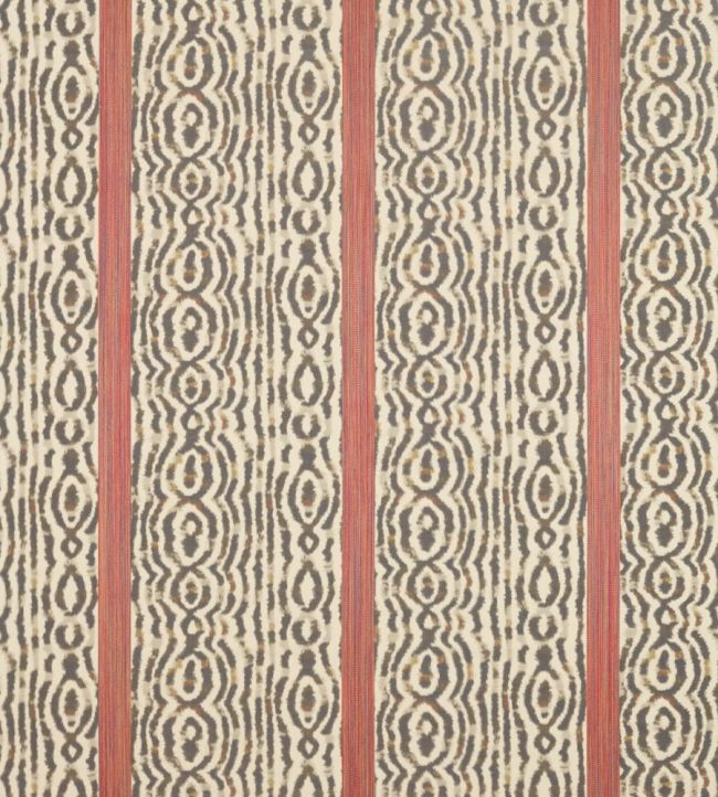 Lennox Stripe Fabric by Zoffany Natural / Sunstone